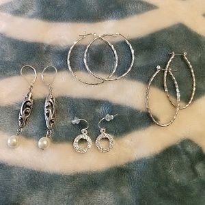Set of Four Styles Premier Designs Inc Earrings